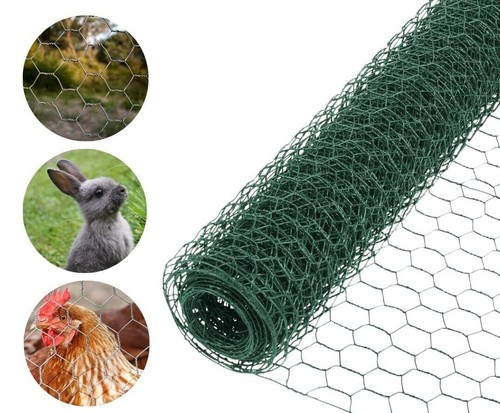 Pvc coated green - coated, wire