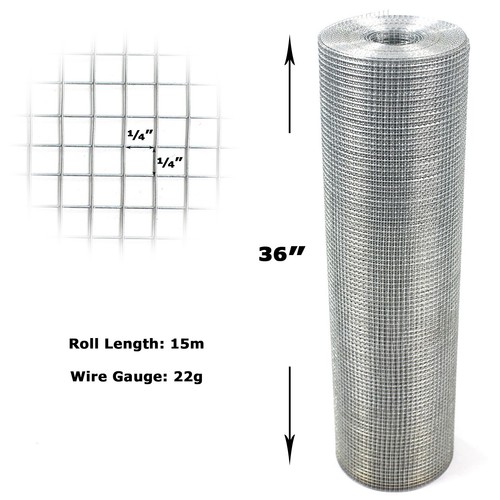 Welded wire mesh 1 4 - welded, 1/4"