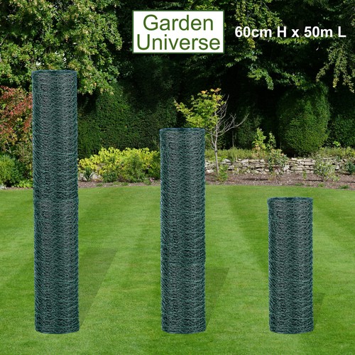 Chicken wire pvc coated green - pvc,