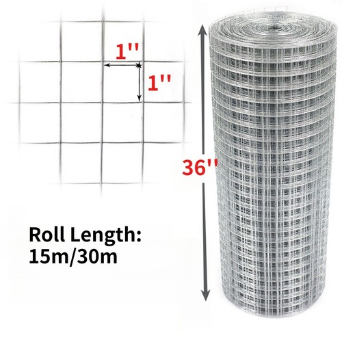 Welded wire mesh - wire, 1"x1"