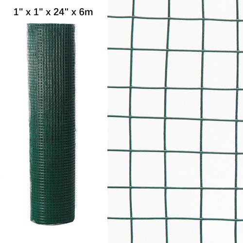 Green pvc coated chicken wire - green,