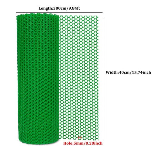 Plastic mesh garden - plastic, fence