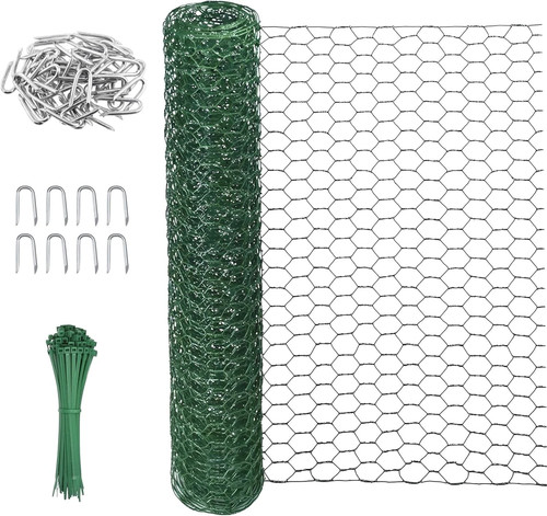Pvc coated chicken wire - coated,