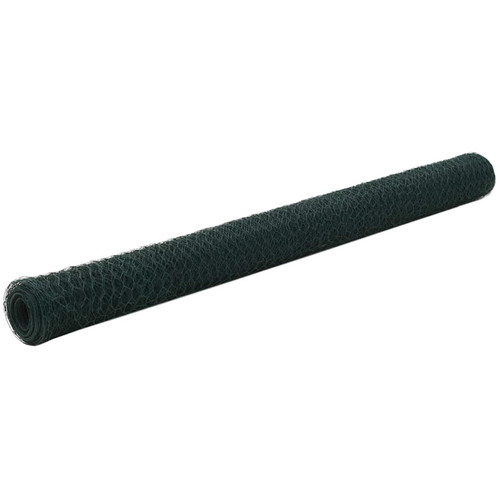 Chicken wire mesh fence green - wire,