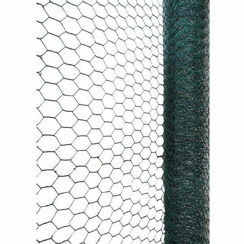 Green pvc coated - 5m, chicken