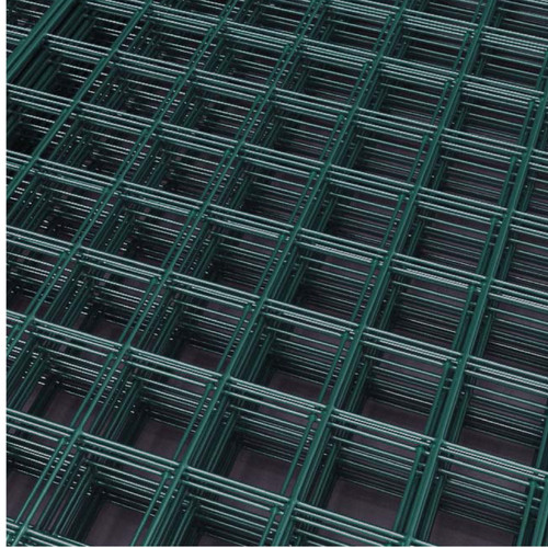 Wire mesh panels green pvc - mesh,