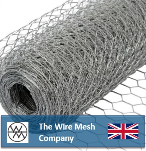 Galvanised chicken wire - galvanised, mesh