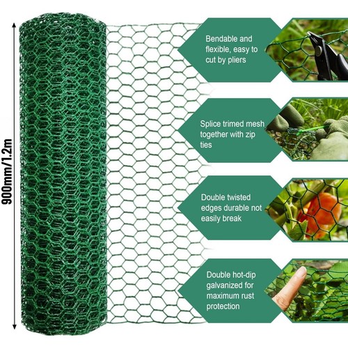 Pvc coated green chicken - coated,